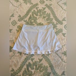 Lululemon White Tennis Skirt